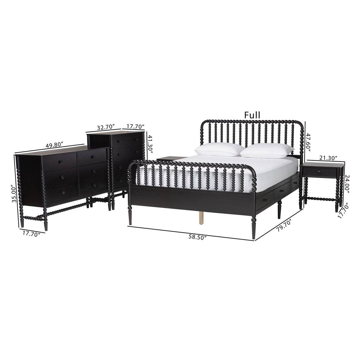 Lucera 5-Piece Bedroom Set