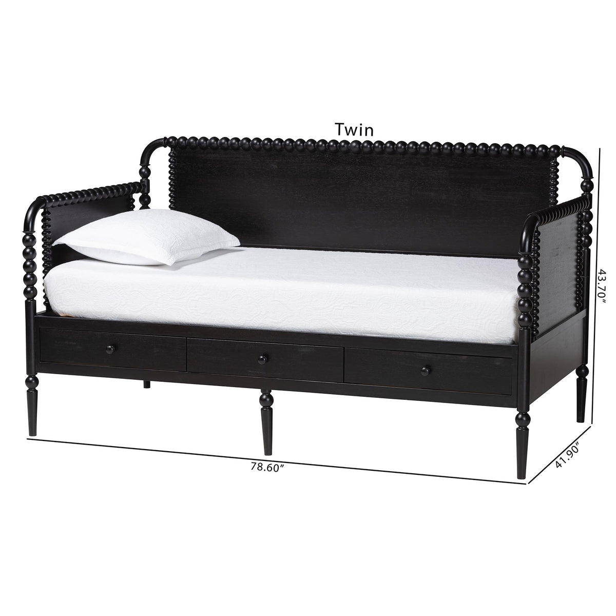 Lucera 3-Drawer Daybed