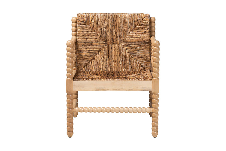 Bali & Pari Dolores Woven Seagrass Armchair