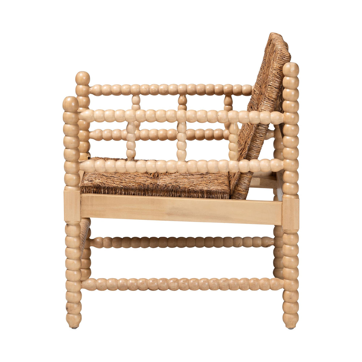 Bali & Pari Dolores Woven Seagrass Armchair