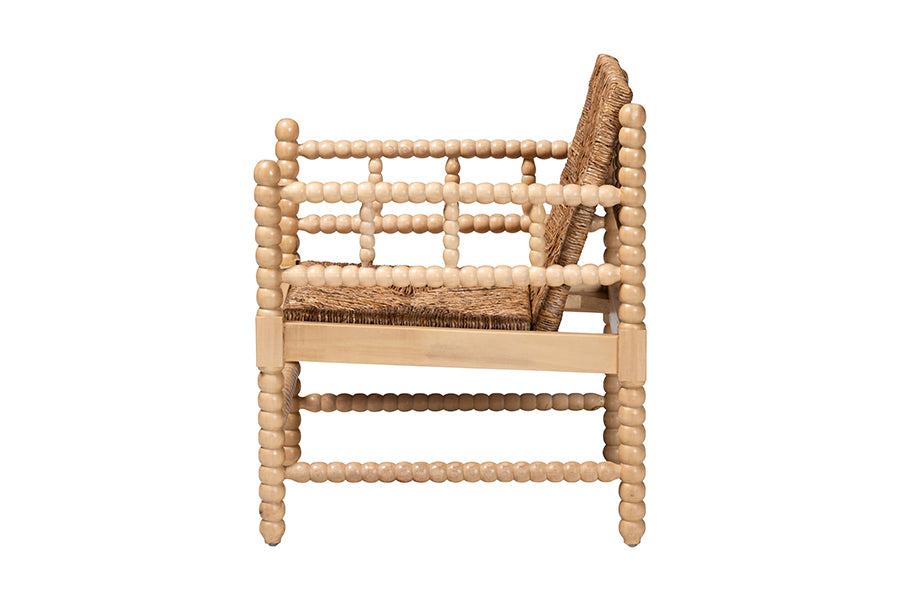 Bali & Pari Dolores Woven Seagrass Armchair