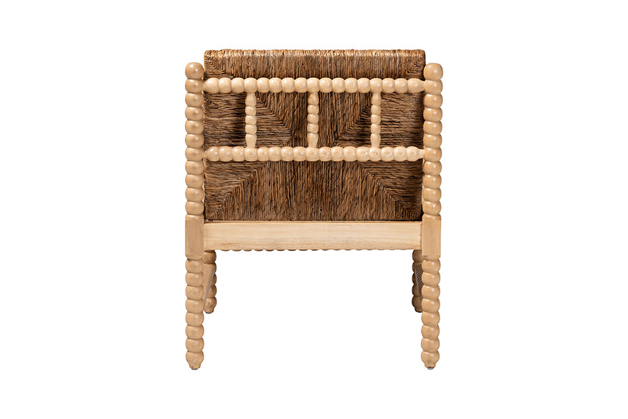 Bali & Pari Dolores Woven Seagrass Armchair