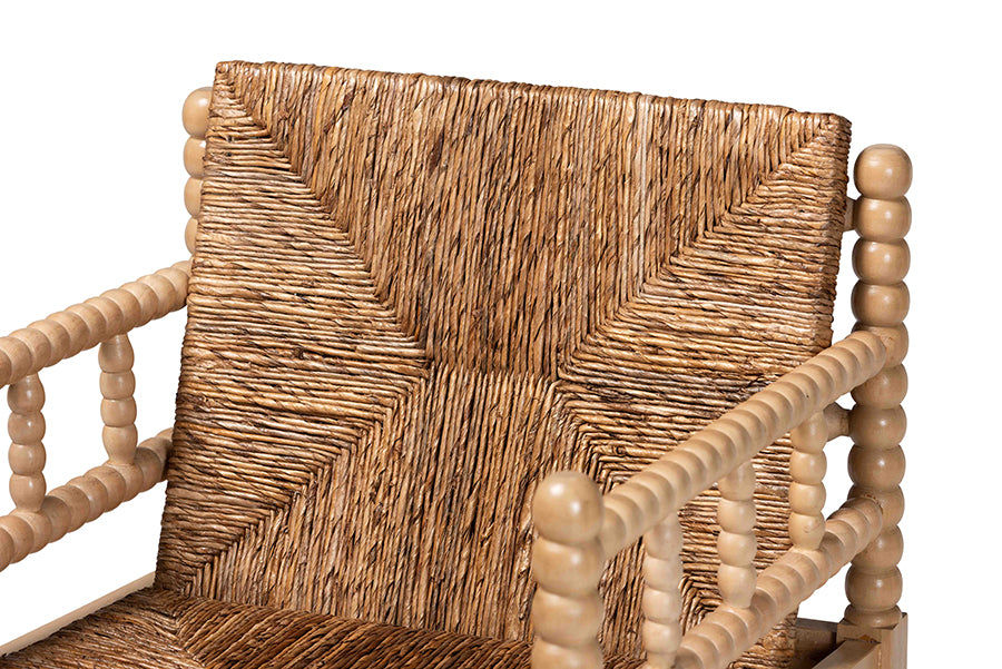 Bali & Pari Dolores Woven Seagrass Armchair