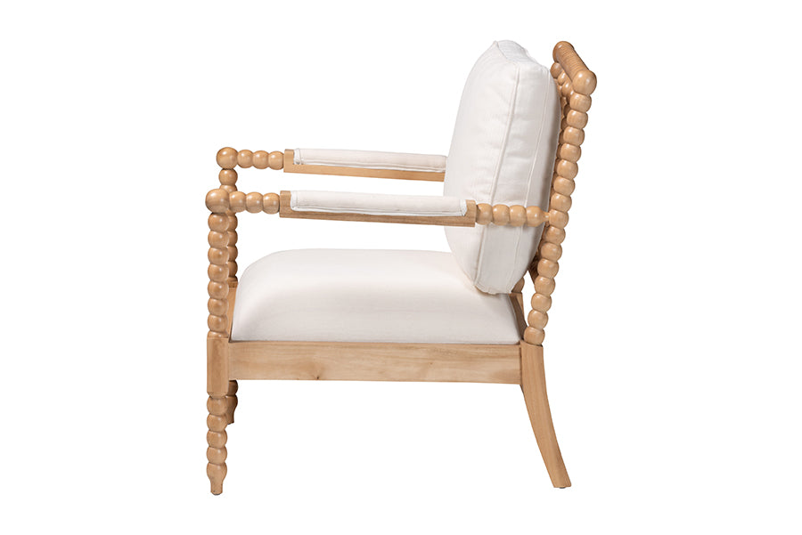 Bali & Pari Gracie Bobbin Wood Armchair