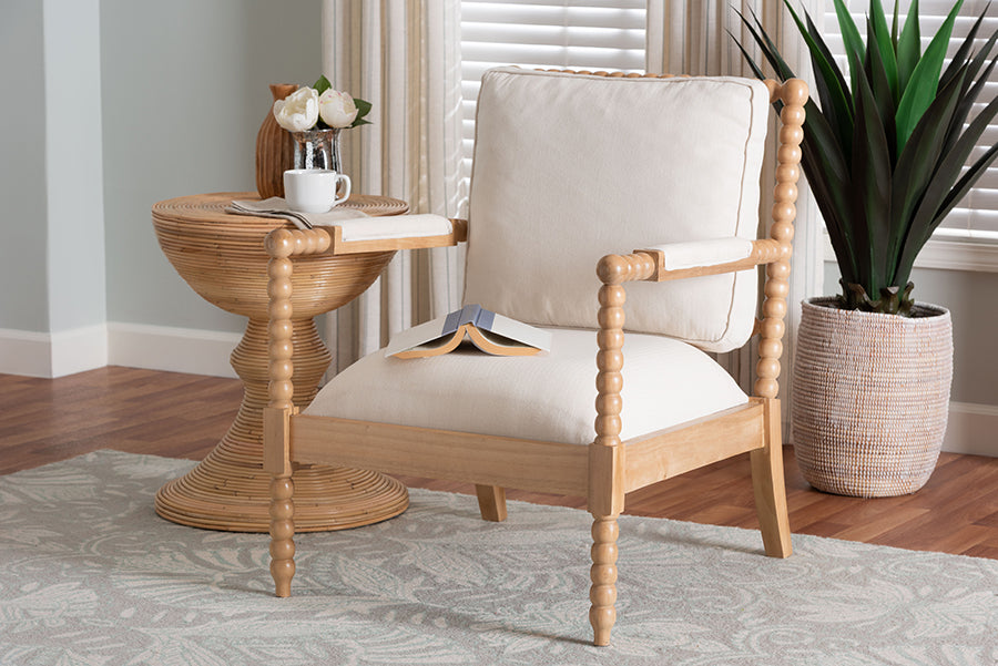Bali & Pari Gracie Bobbin Wood Armchair