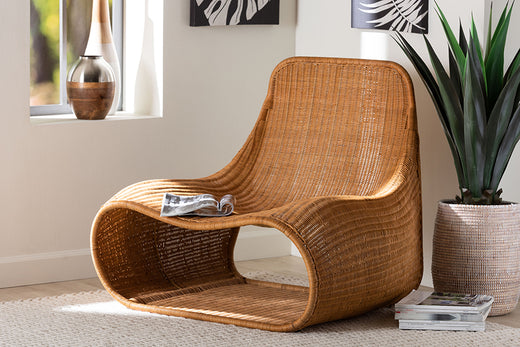 Bali & Pari Adala Rattan Loop Lounge Chair