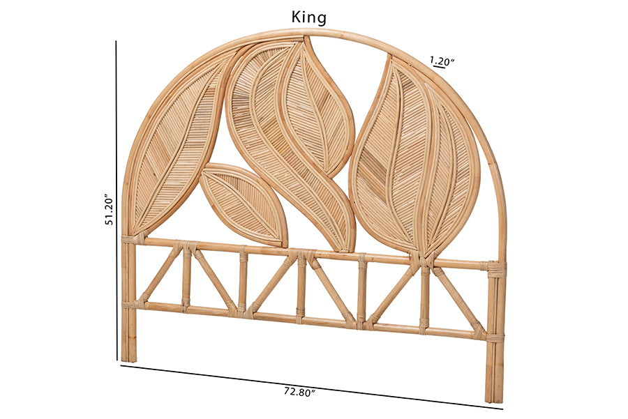 Bali & Pari Lifen Rattan Standalone Headboard