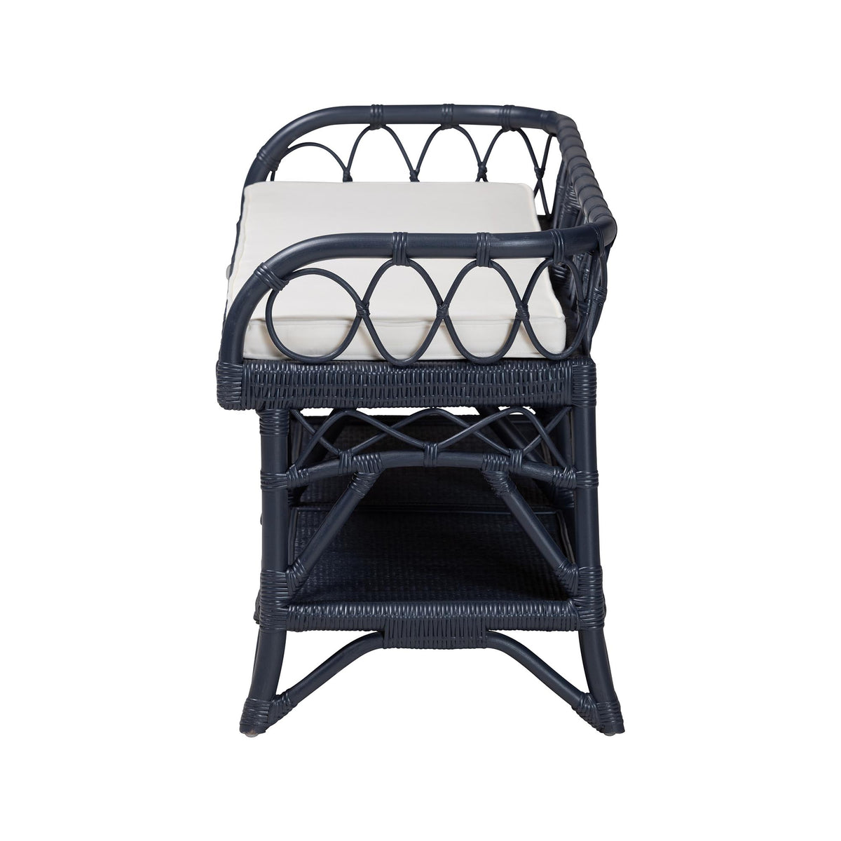 Bali & Pari Leryn Rattan Bench