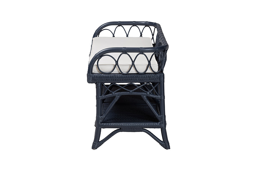 Bali & Pari Leryn Rattan Bench