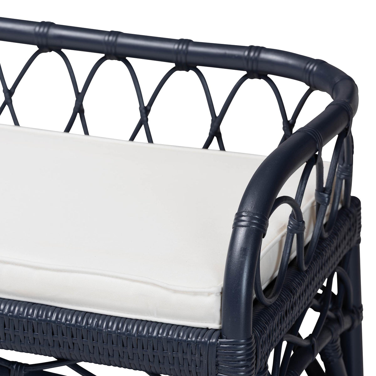 Bali & Pari Leryn Rattan Bench