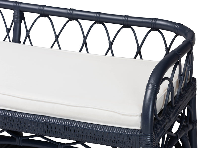 Bali & Pari Leryn Rattan Bench