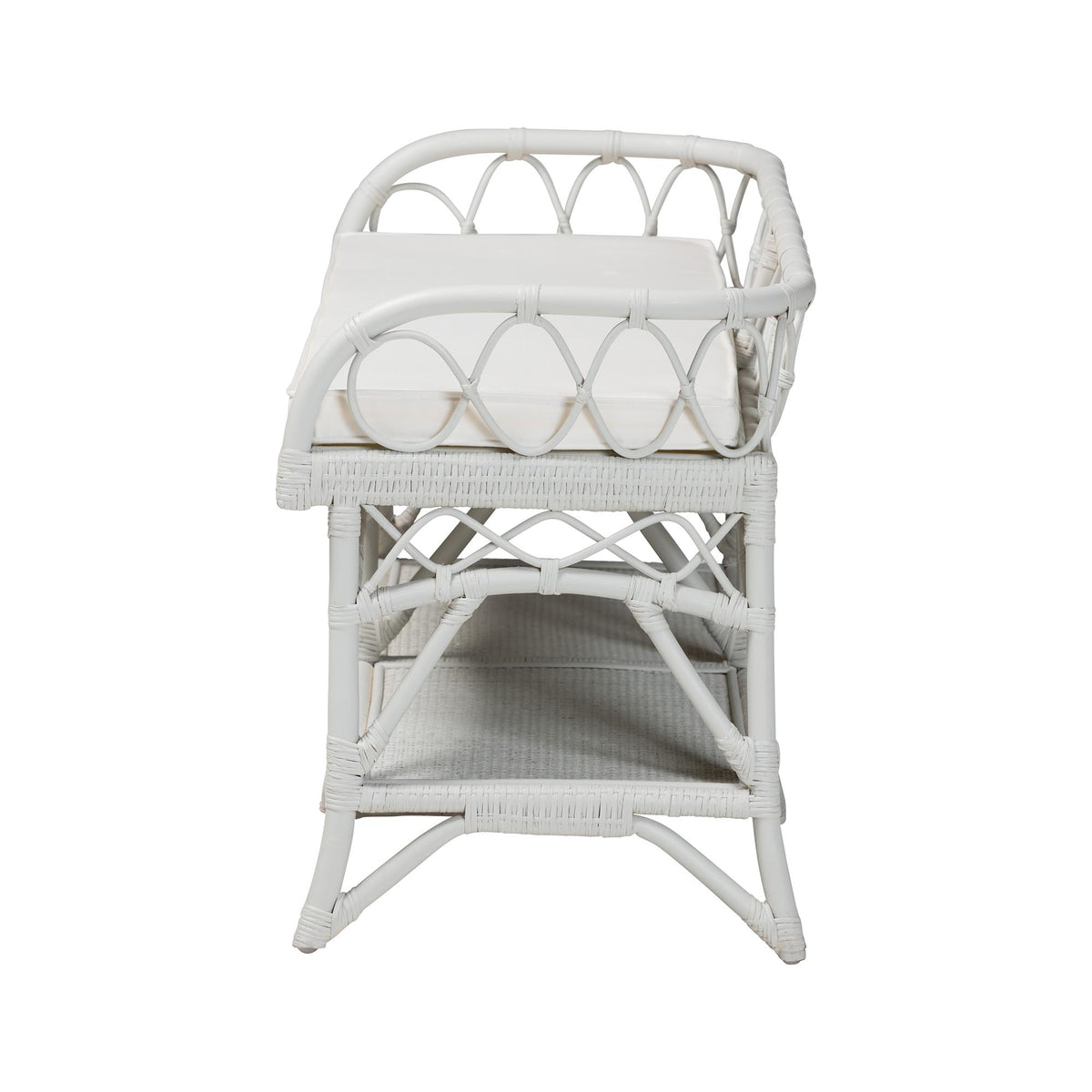 Bali & Pari Leryn Rattan Bench