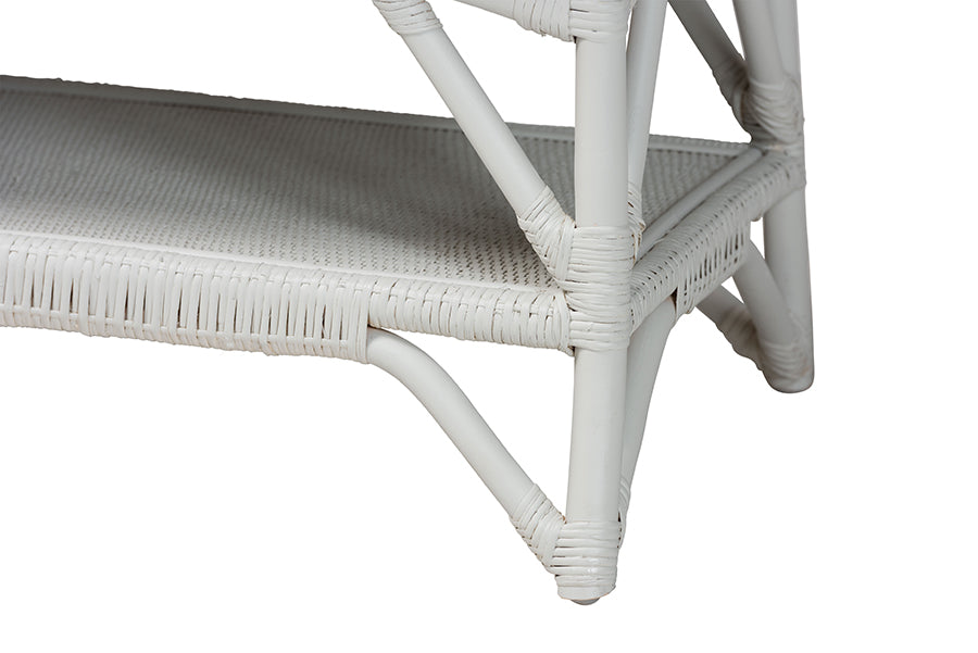 Bali & Pari Leryn Rattan Bench