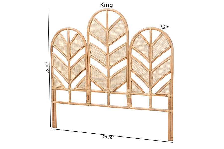 Bali & Pari Liang Rattan Freestanding Headboard