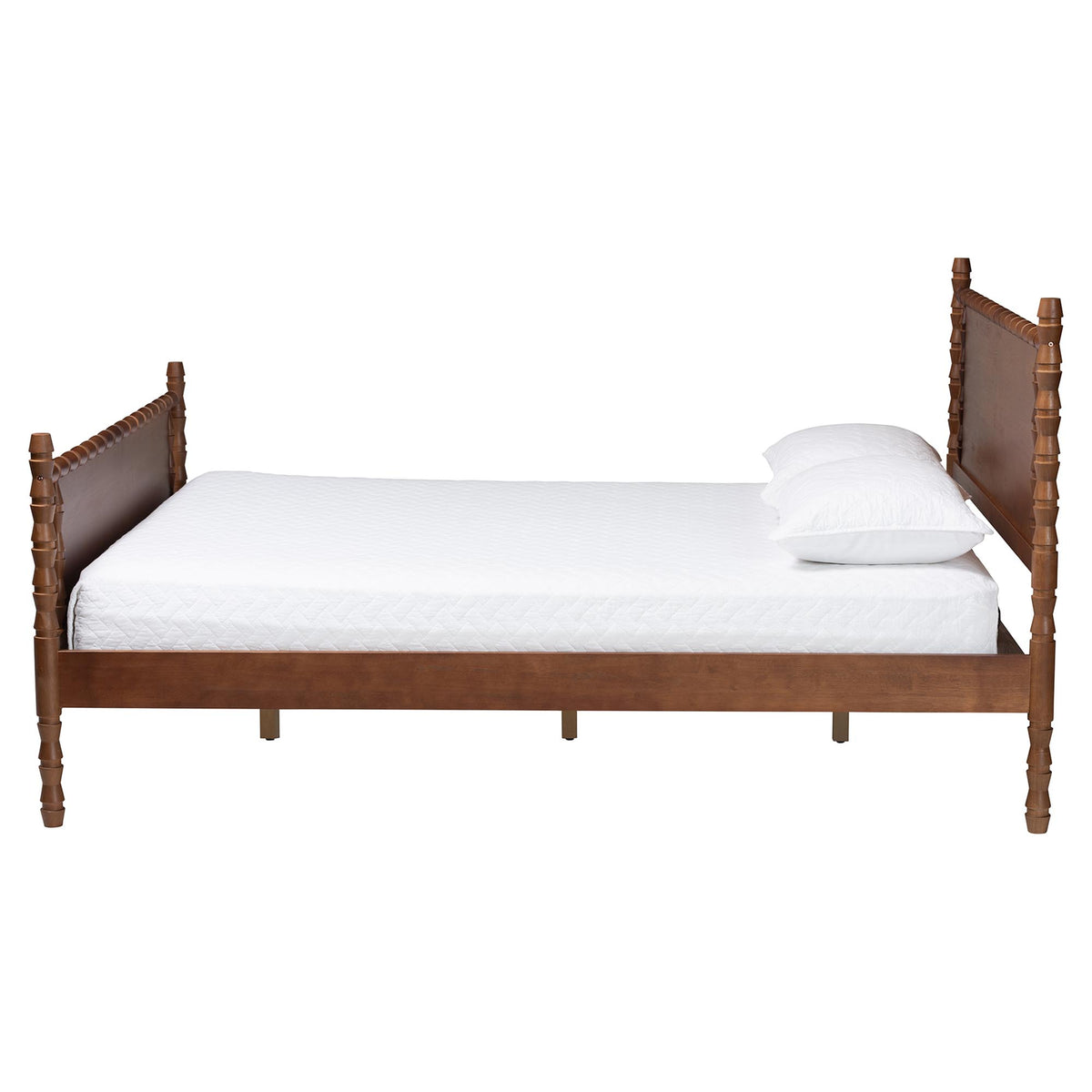 Danette Bobbin Wood Platform Bed