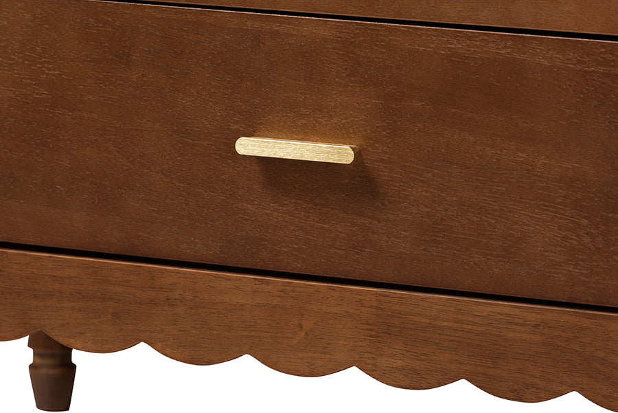 Danette Bobbin Wood 4-Drawer Chest