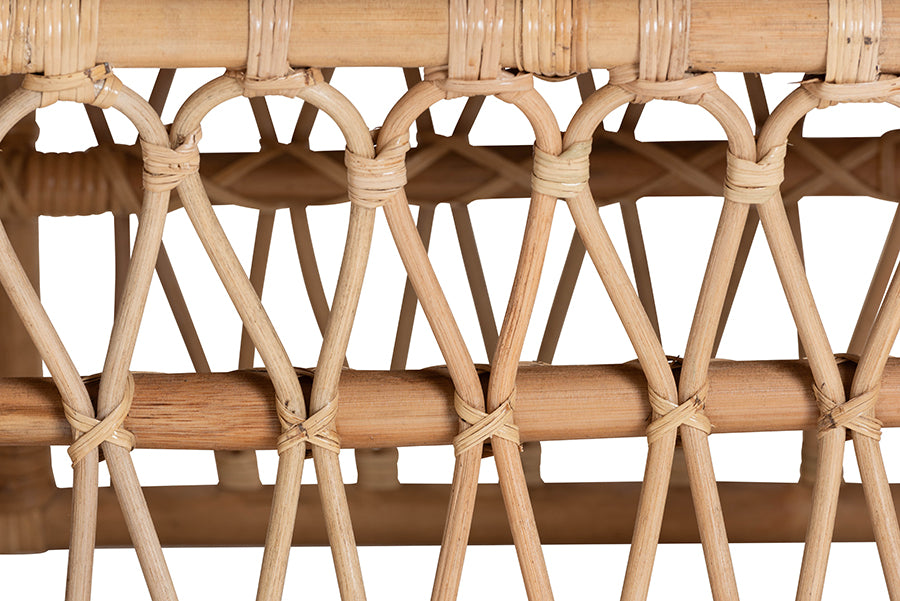 Bali & Pari Adelpha Rattan Accent Bench