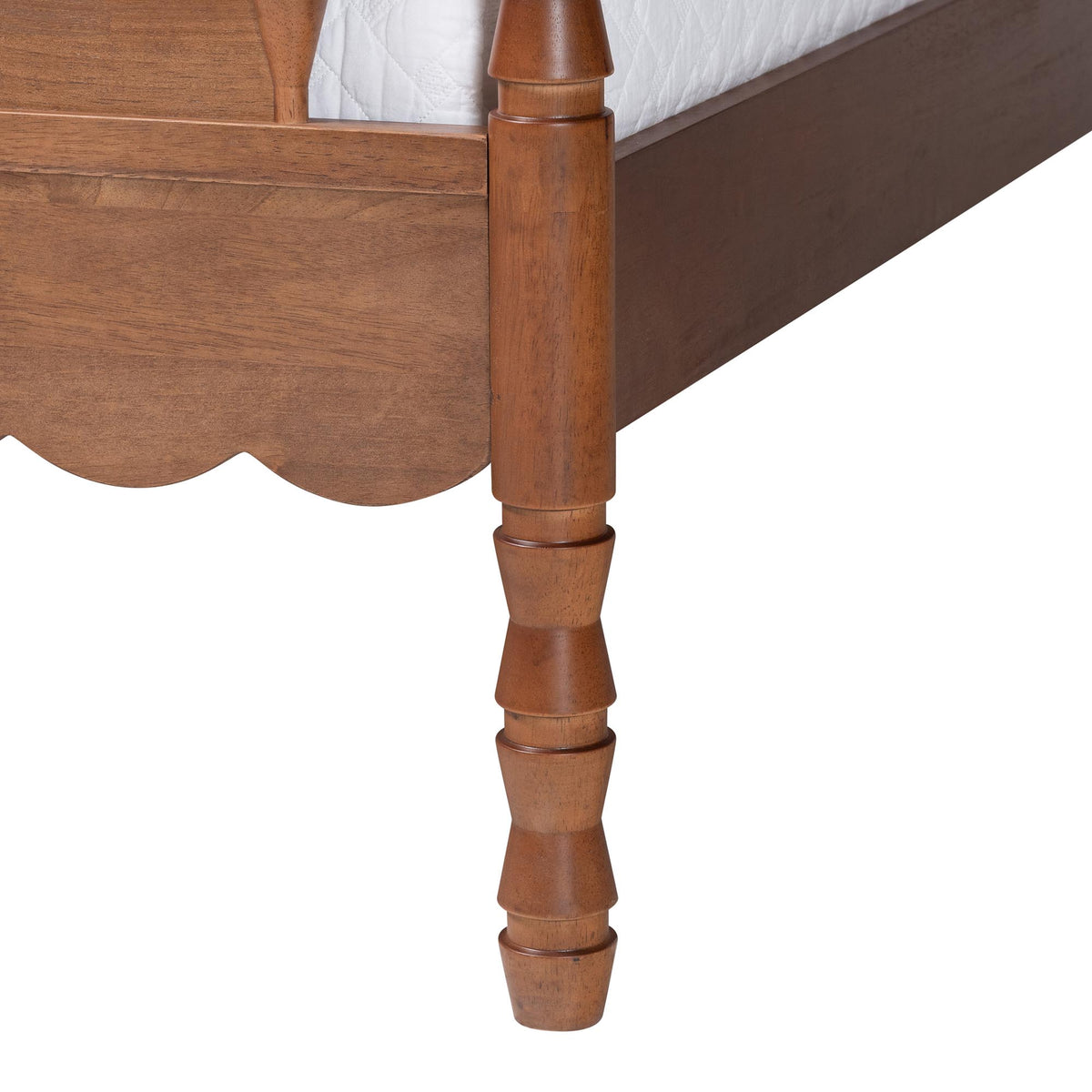 Danette Bobbin Wood Canopy Bed