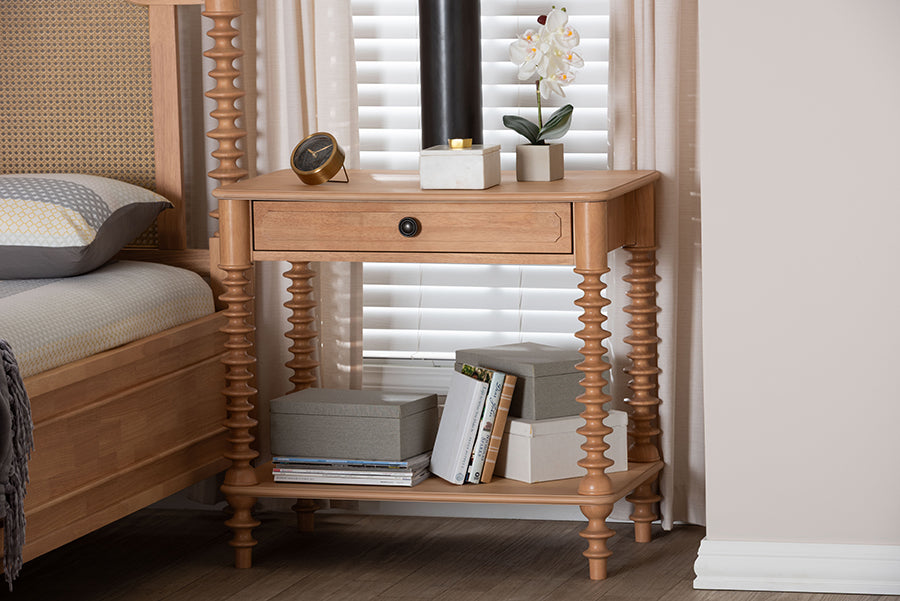 Neviah 1-Drawer Nightstand