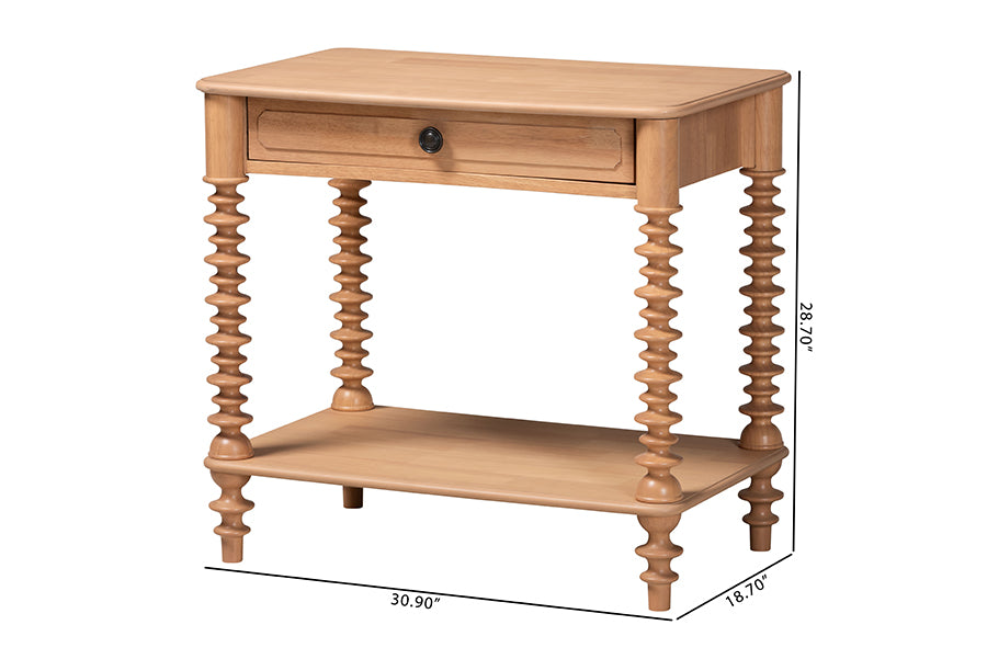 Neviah 1-Drawer Nightstand