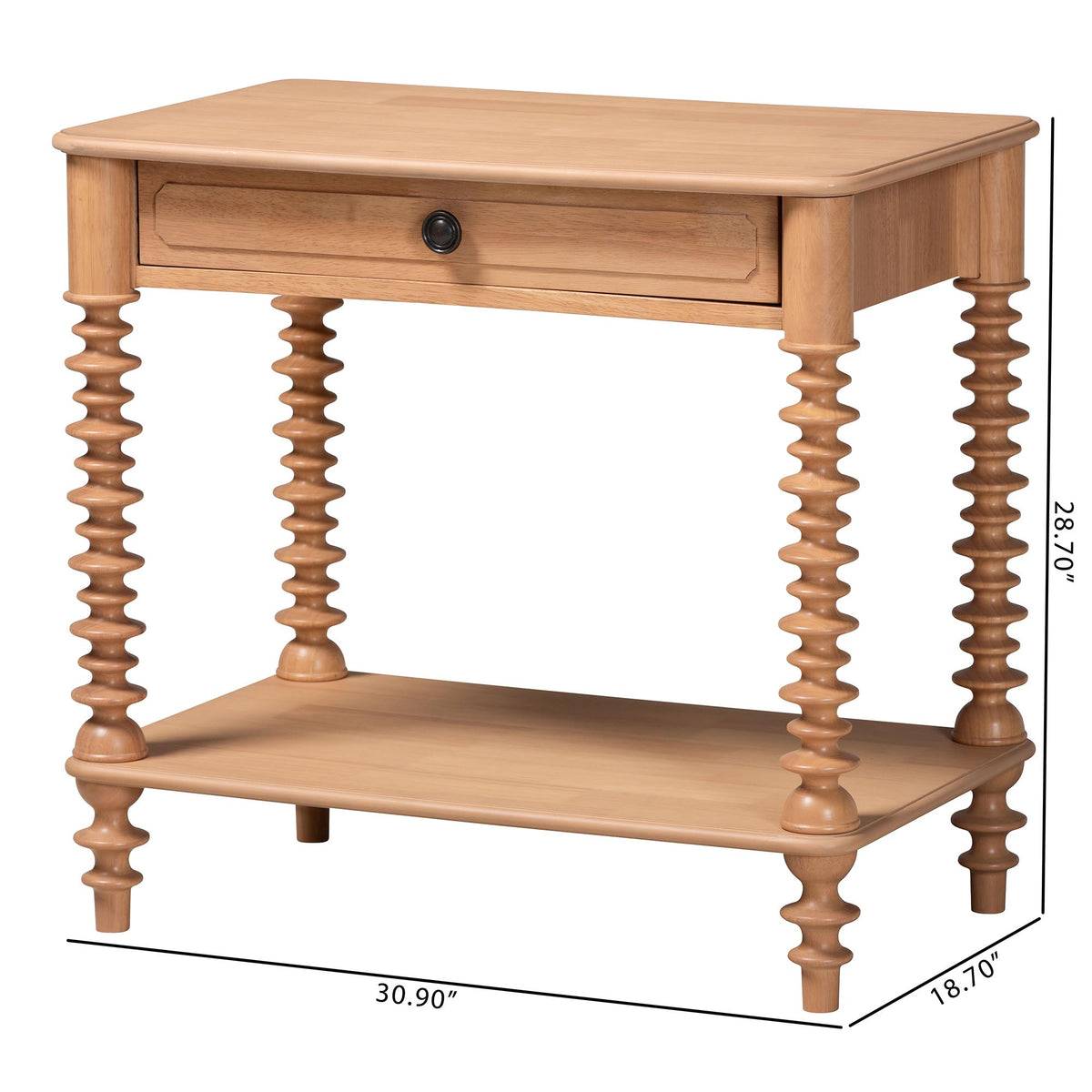 Neviah 1-Drawer Nightstand