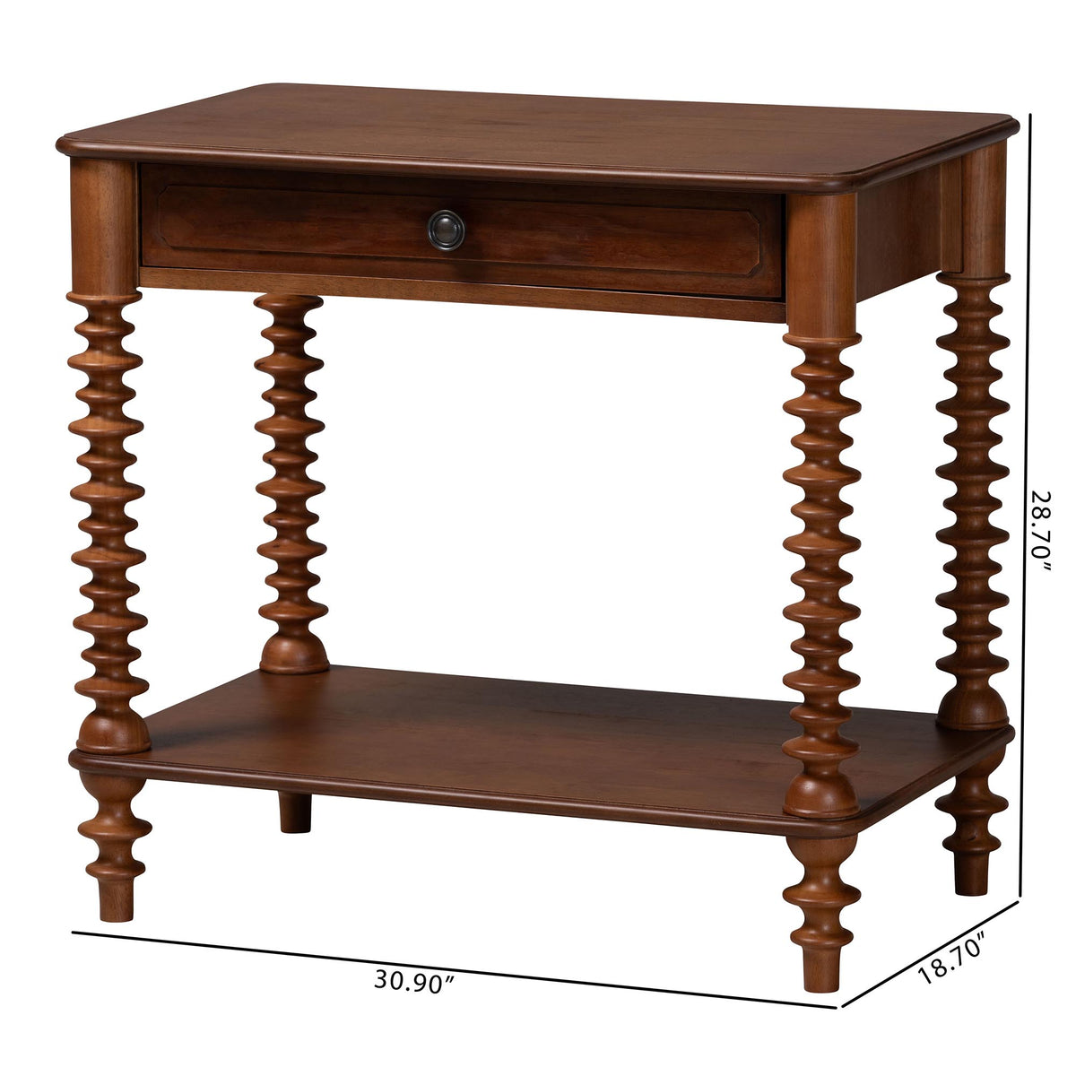 Neviah 1-Drawer Nightstand