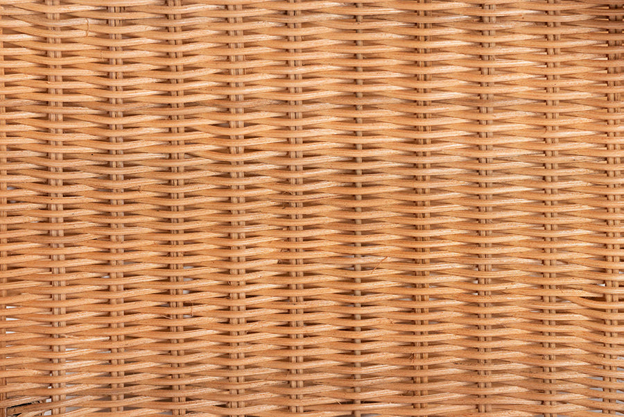 Bali & Pari Bulana Rattan 3-Tier Rolling Storage Cart
