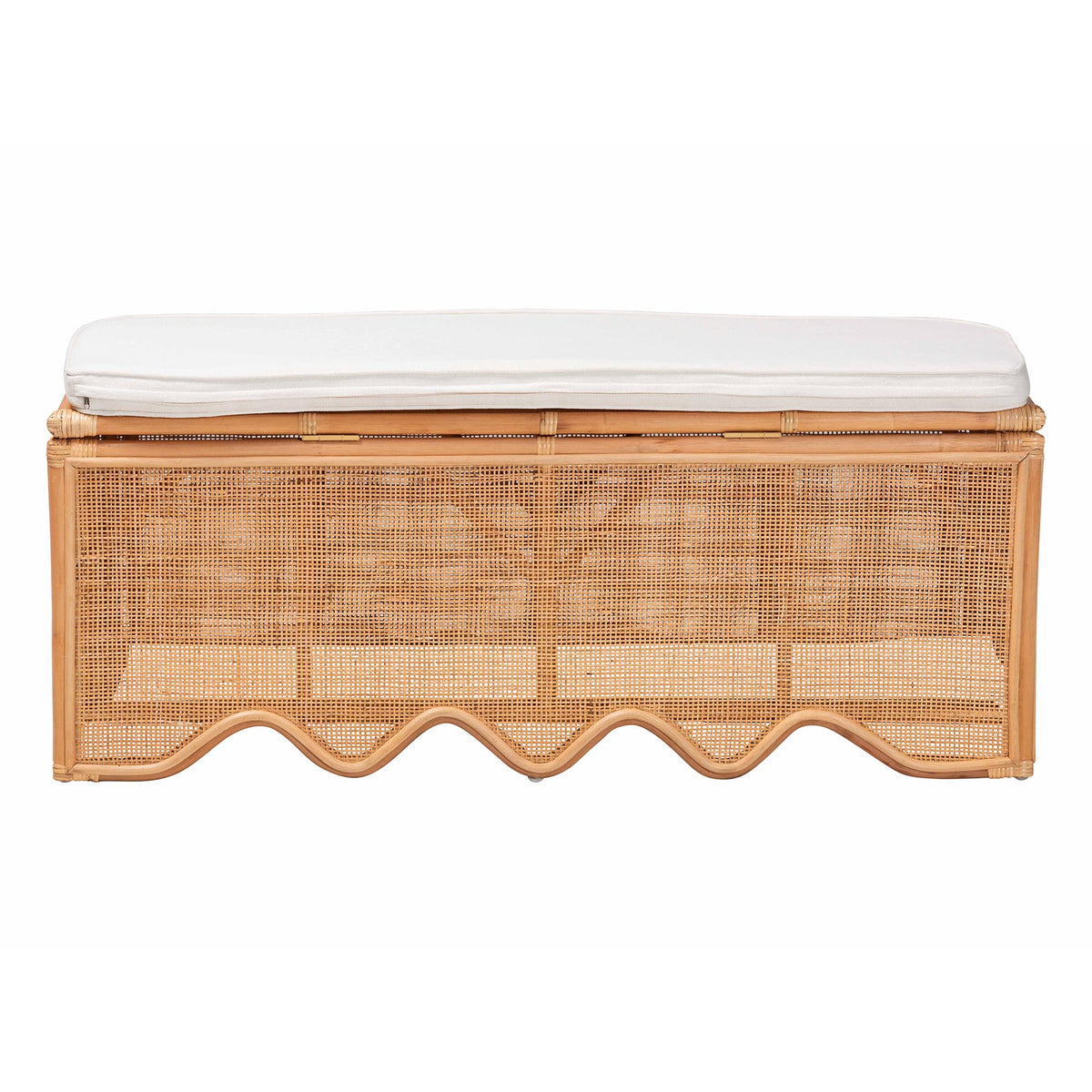 Bali & Pari Rivka Rattan Storage Bench