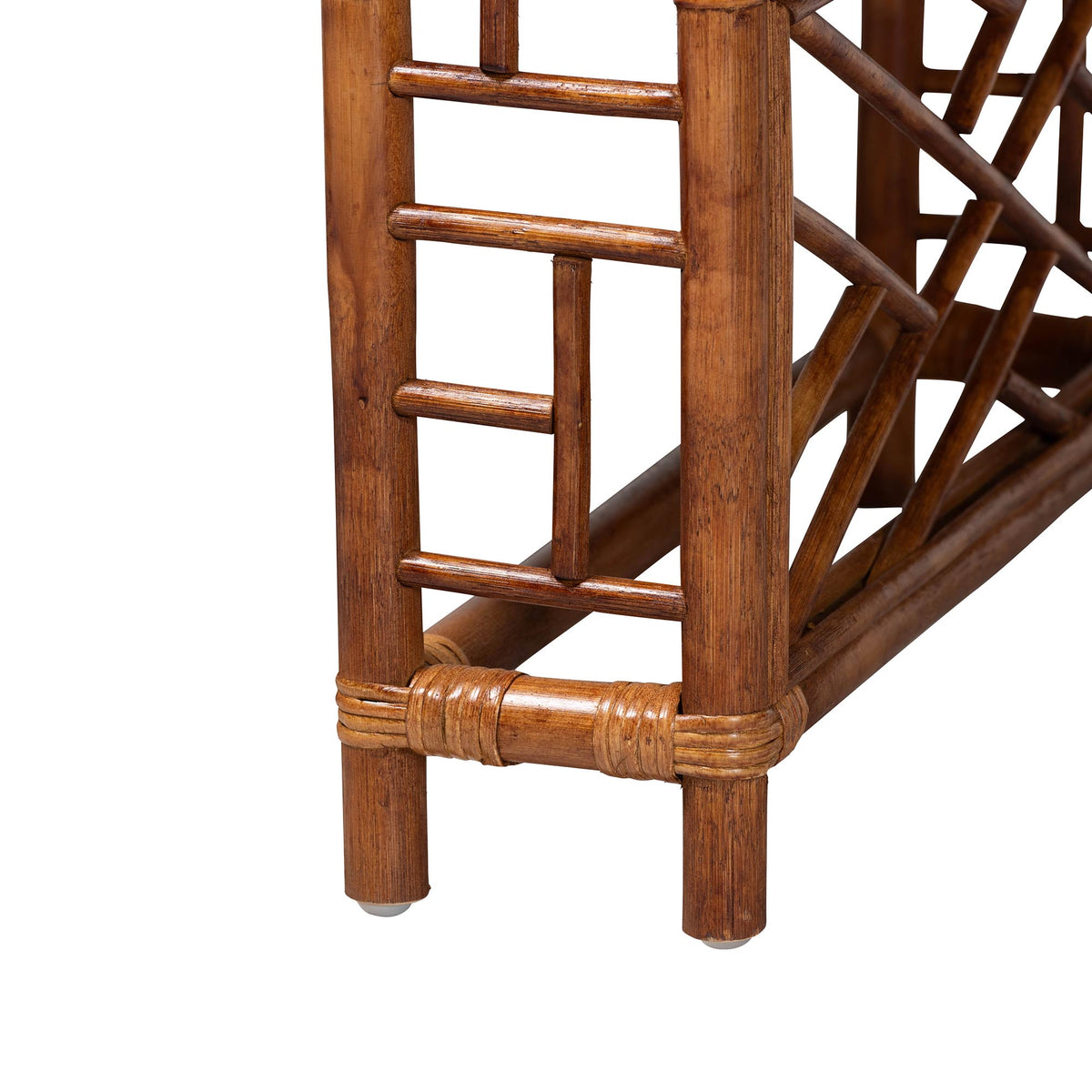 Bali & Pari Wahid Marbled Tortoise Rattan Coffee Table