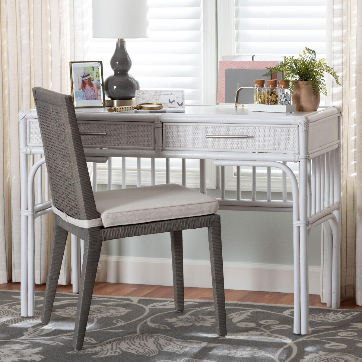 Bali & Pari Onella Rattan Writing Desk