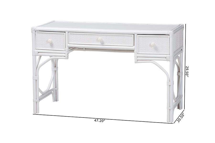 Bali & Pari Arben Rattan Writing Desk