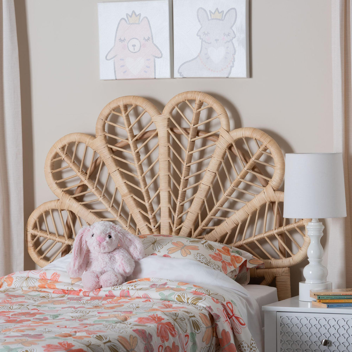 Bali & Pari Lolita Rattan Freestanding Headboard