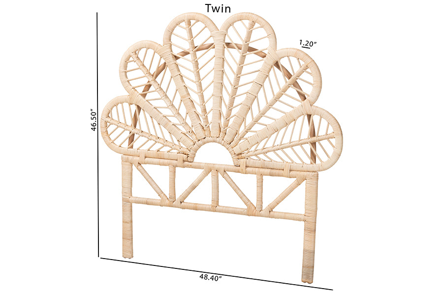 Bali & Pari Lolita Rattan Freestanding Headboard