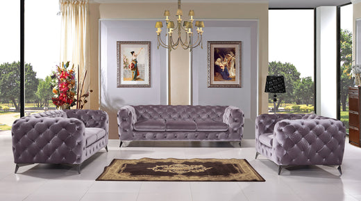 Delilah Modern Fabric Sofa