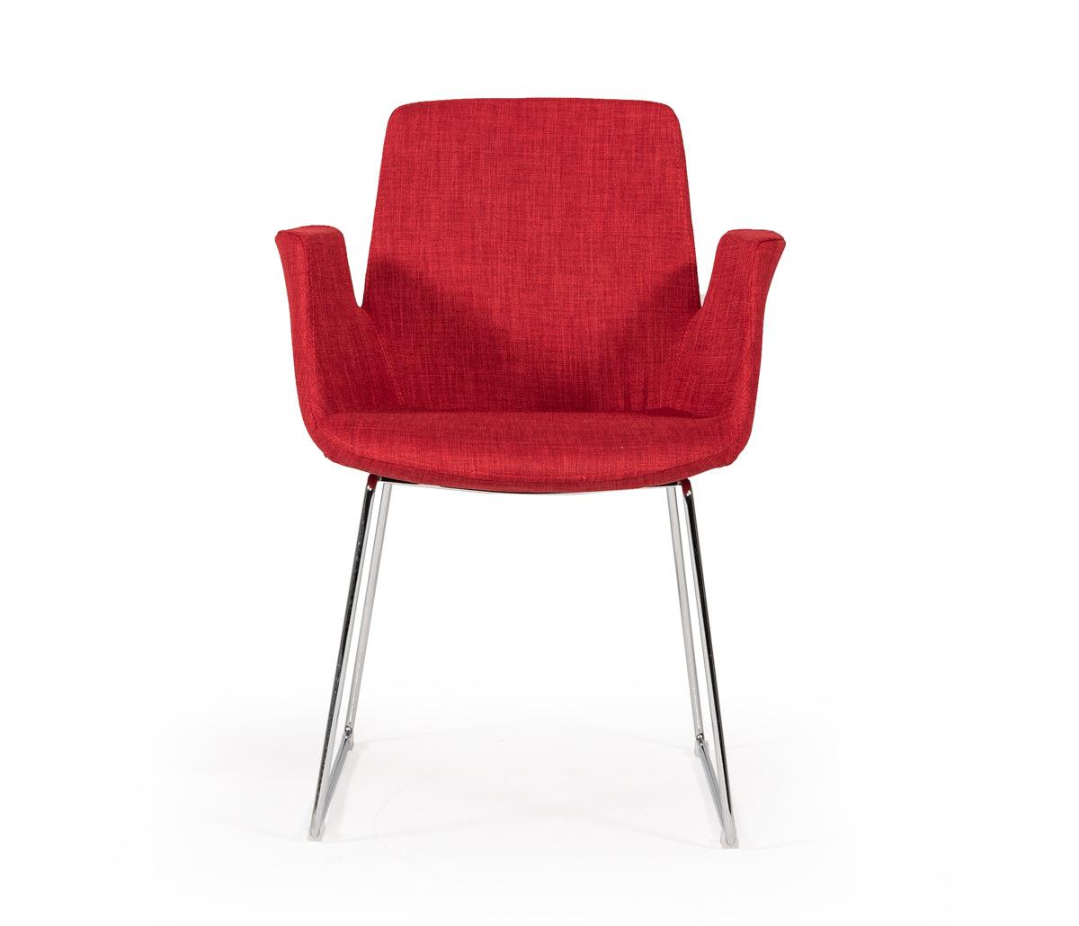 Modrest Altair MidCentury Fabric Dining Chair