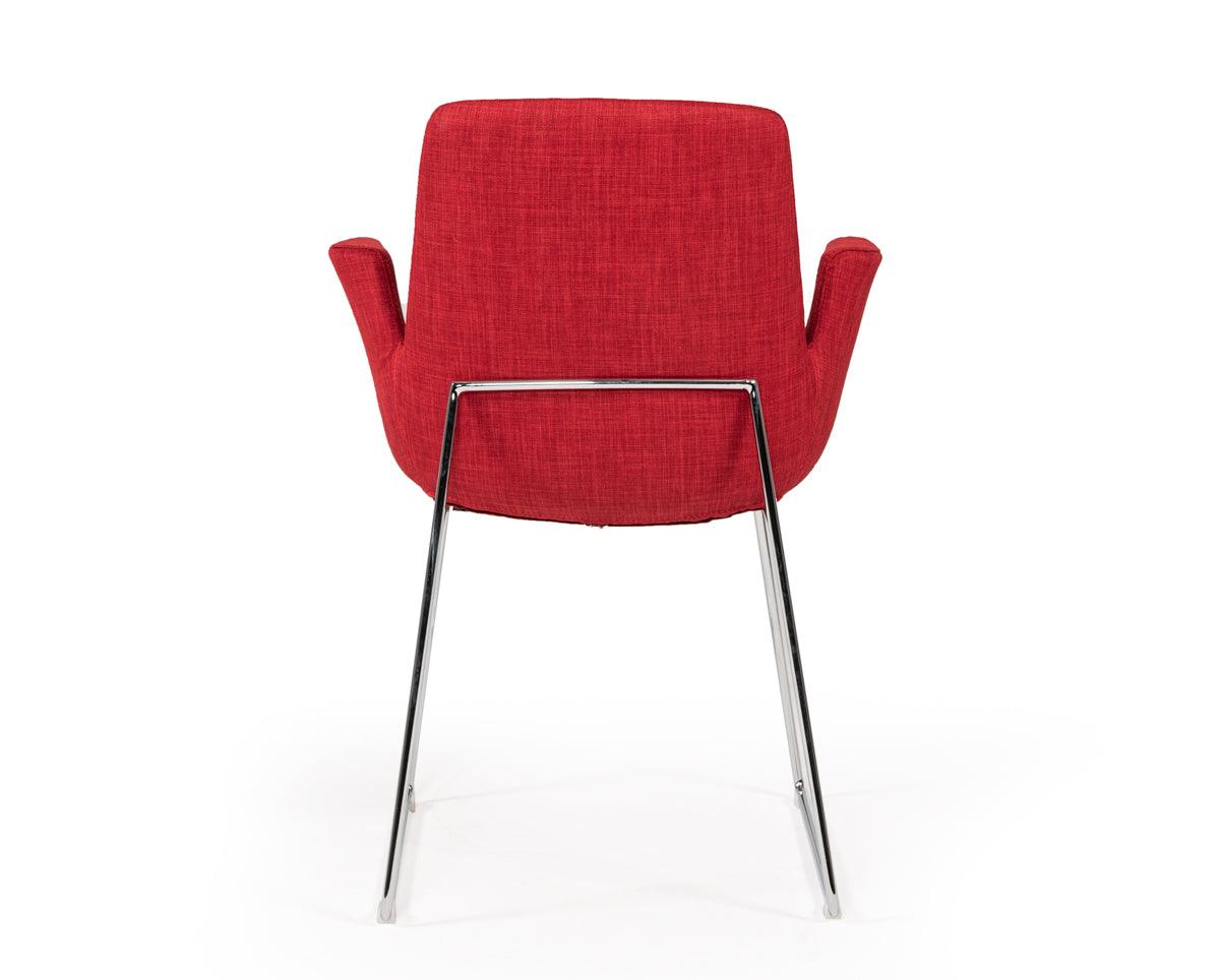 Modrest Altair MidCentury Fabric Dining Chair