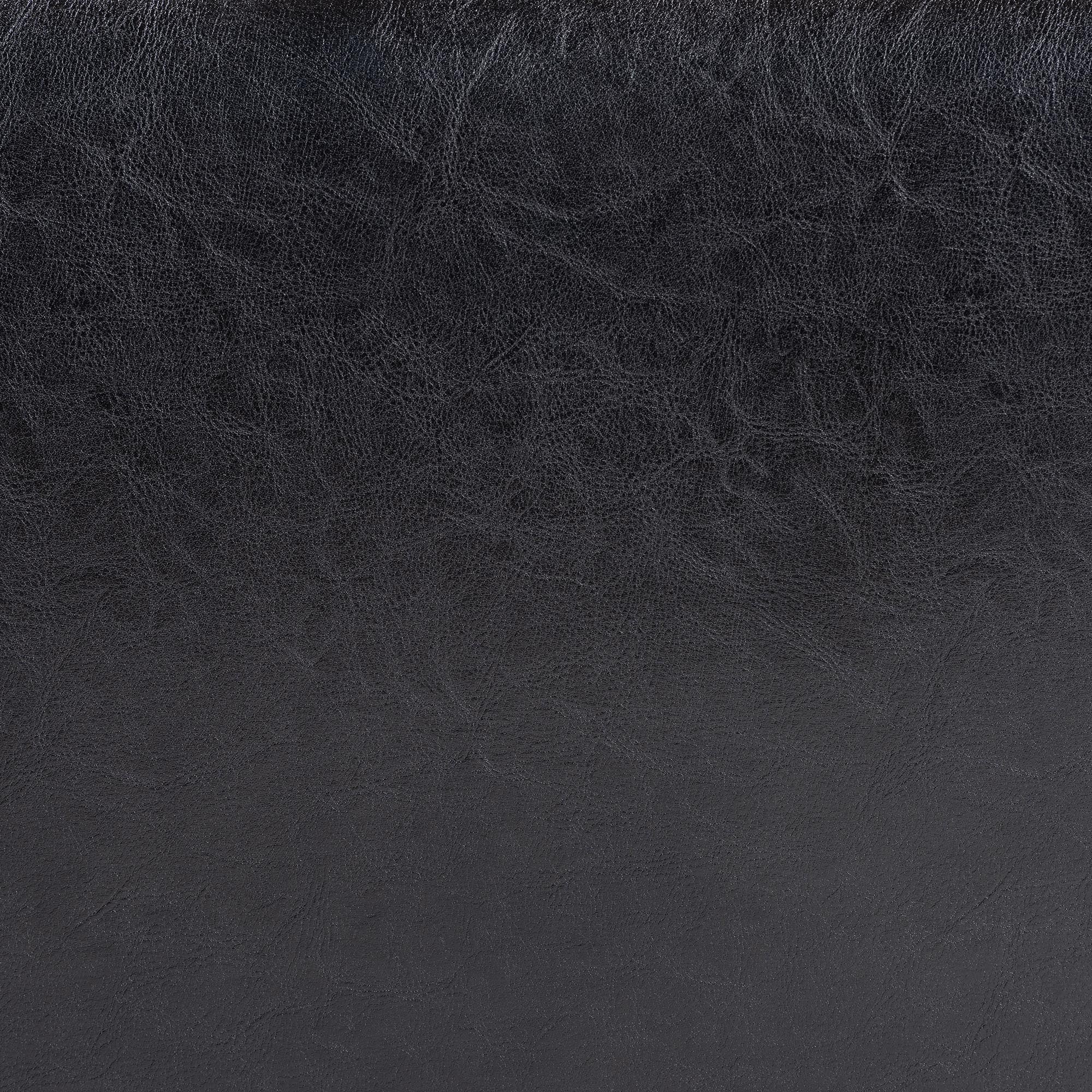 Faux Leather Ottoman