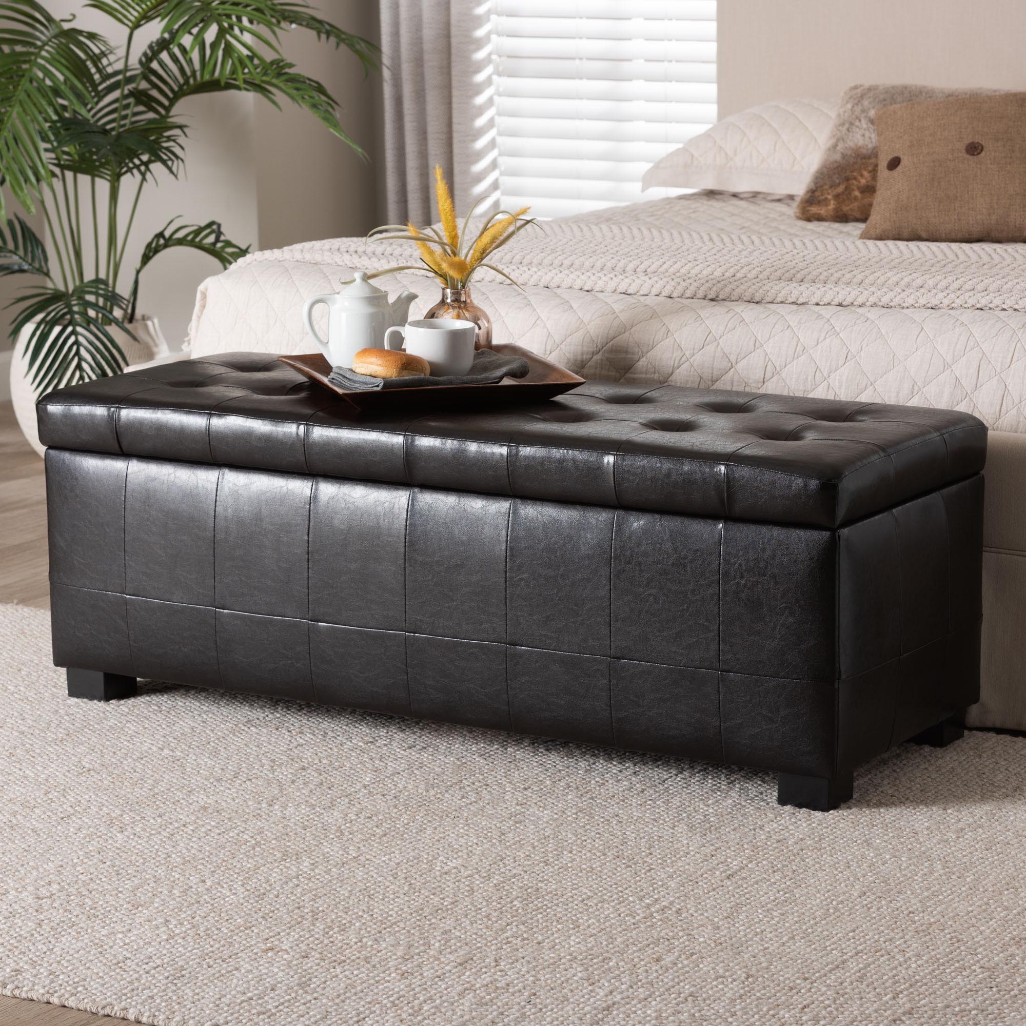 Faux Storage Bench