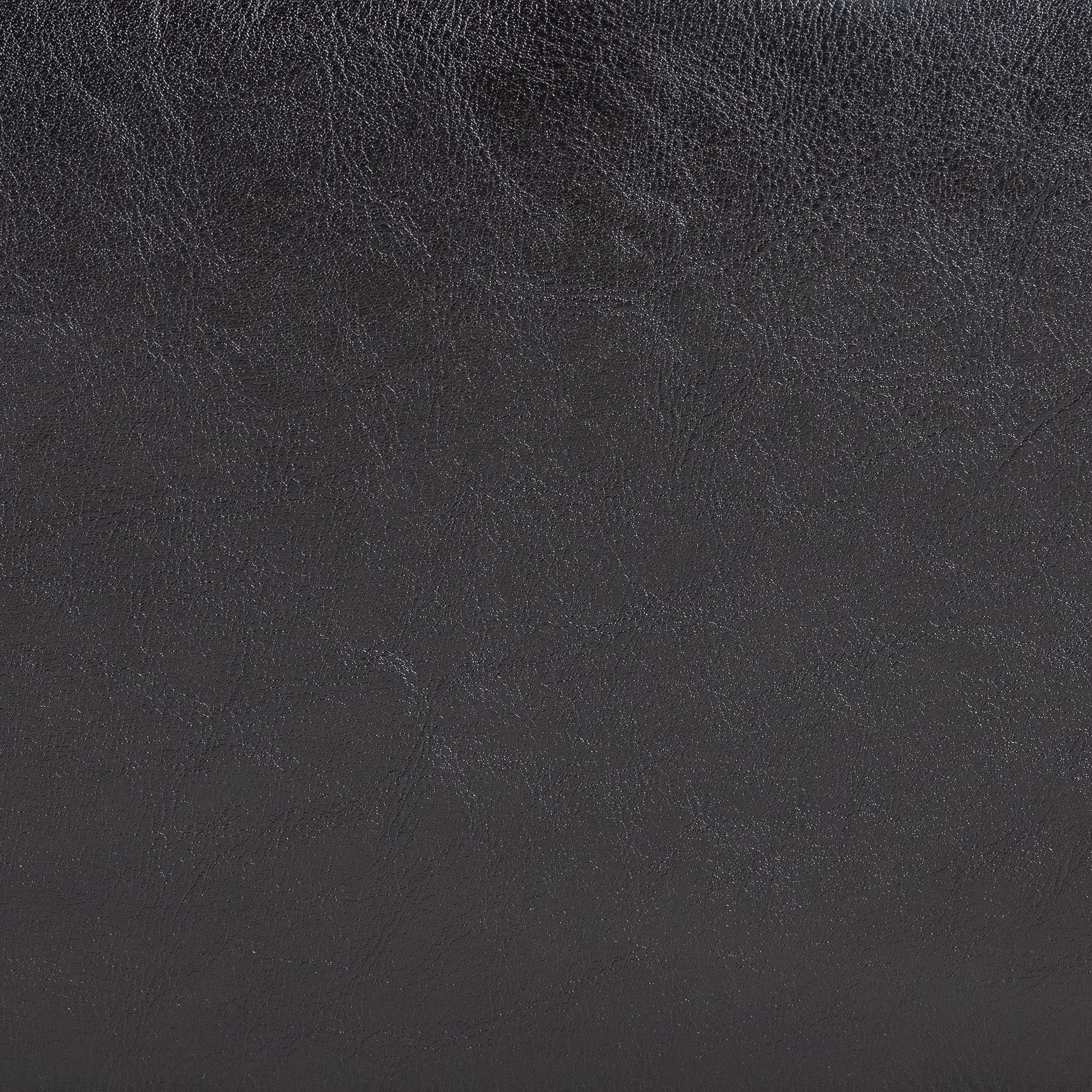 Faux Leather Storage Cocktail Ottoman
