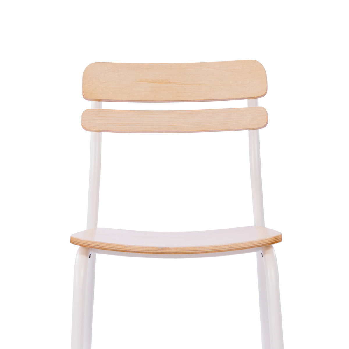 2 Pack Cyprus Commercial Grade Solid Wood Dining Chairs with Metal Frames and Antique Finish