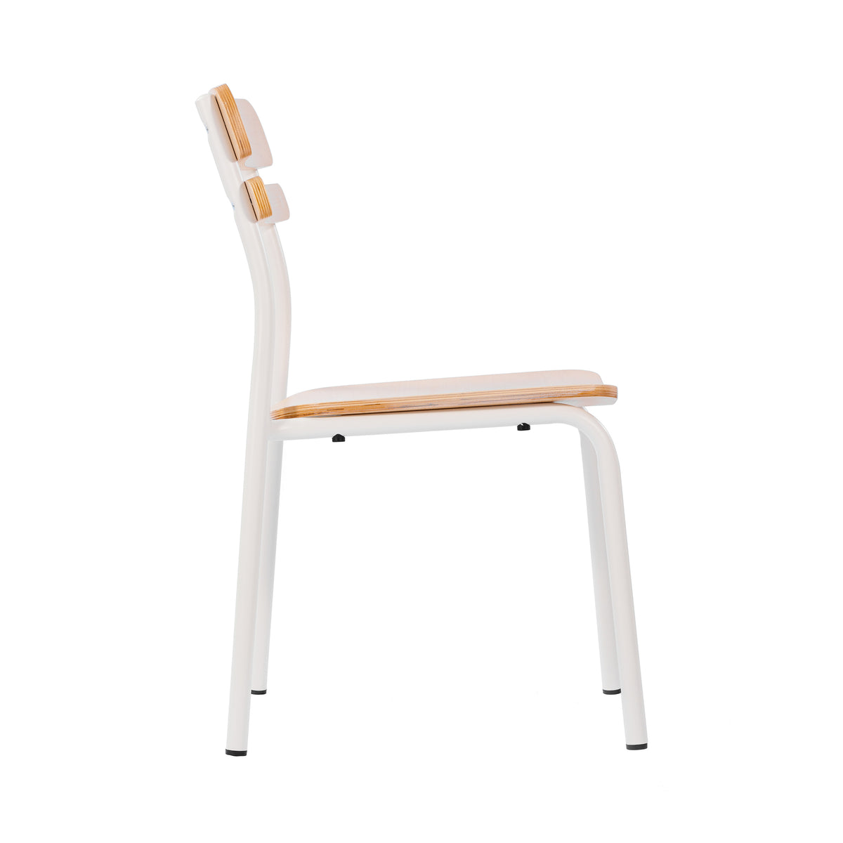 2 Pack Cyprus Commercial Grade Solid Wood Dining Chairs with Metal Frames and Antique Finish
