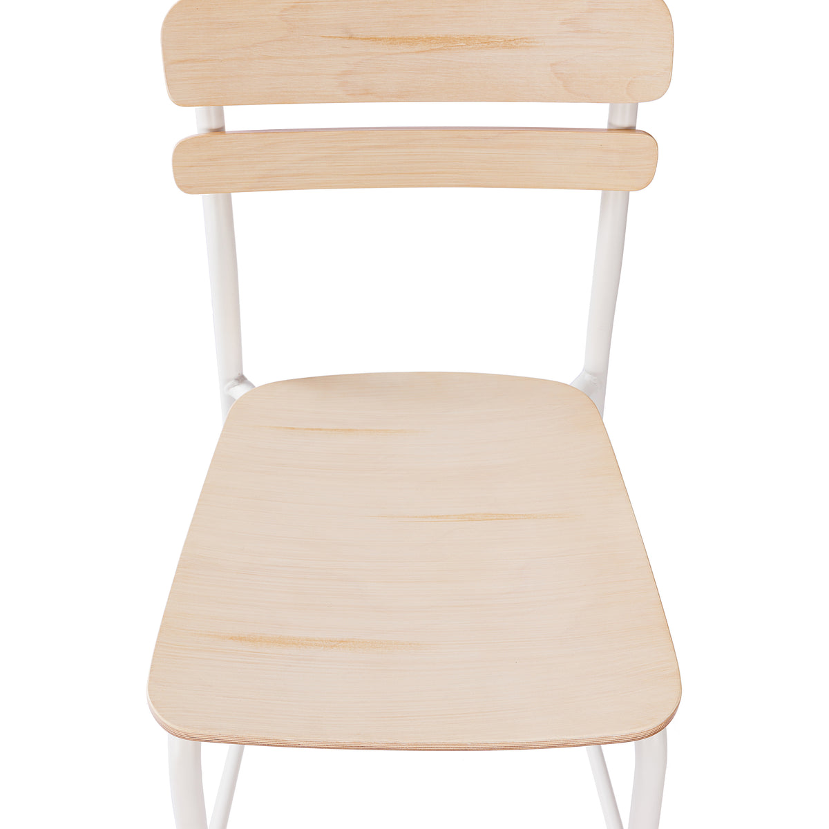 2 Pack Cyprus Commercial Grade Solid Wood Bar Stools with Metal Frames and Antique Finish