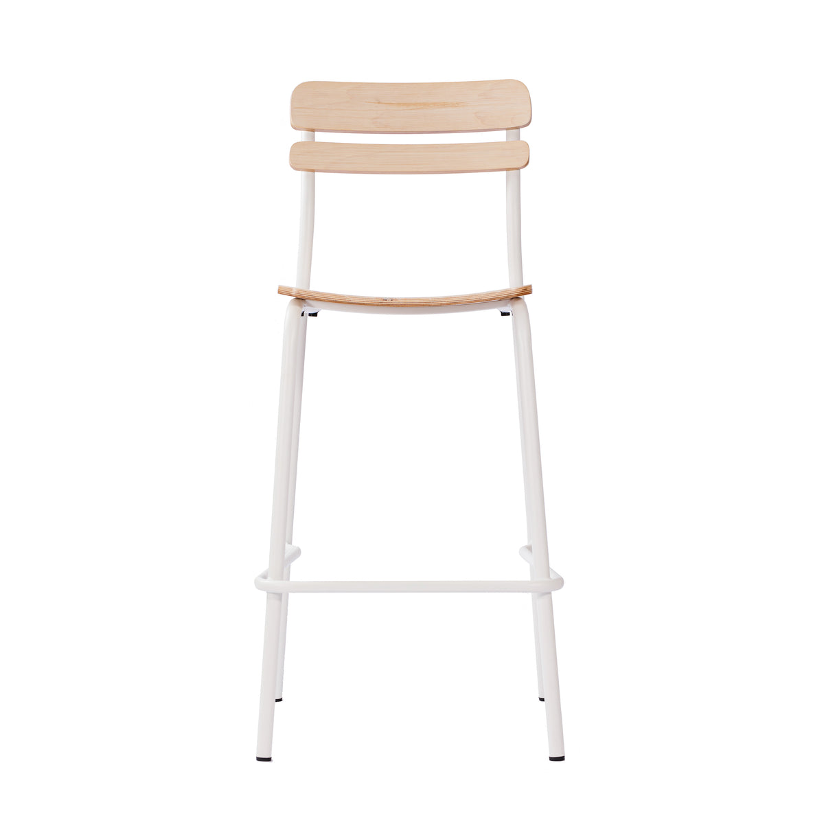 2 Pack Cyprus Commercial Grade Solid Wood Bar Stools with Metal Frames and Antique Finish