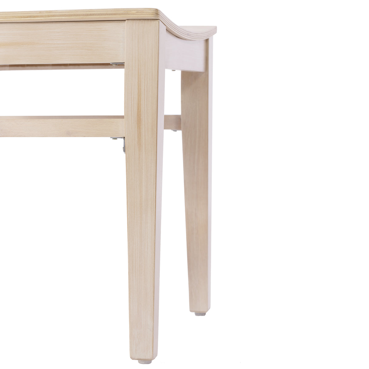 2 Pack Naples Commercial Grade Solid Wood Dining Chairs with Curved Backrests
