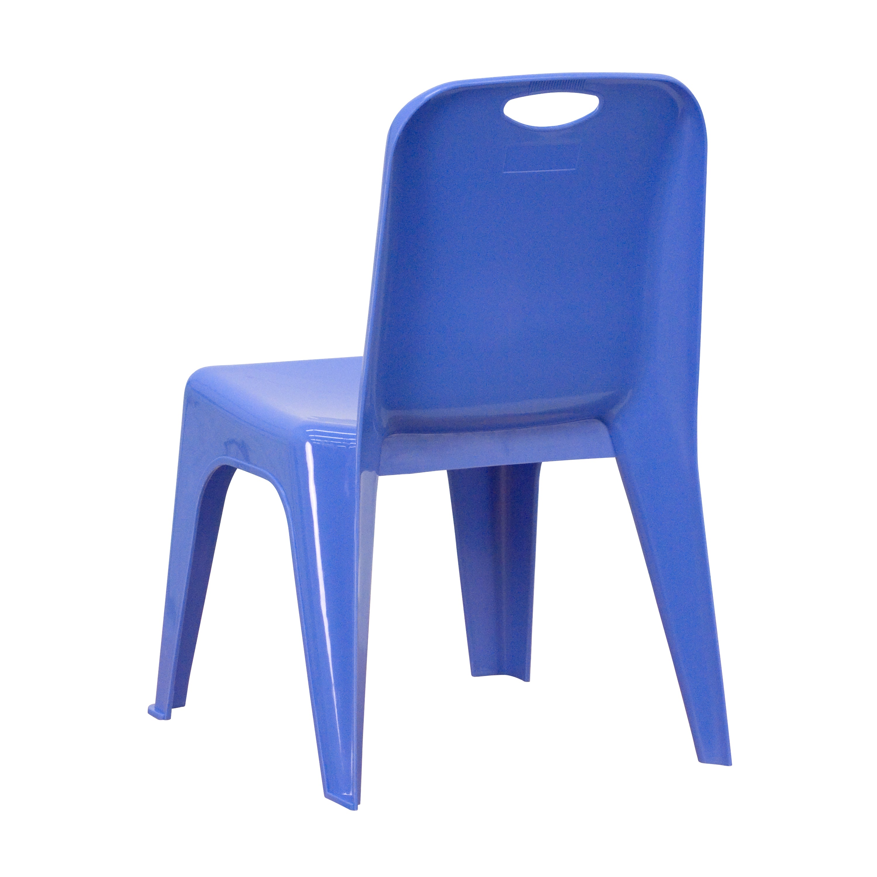 2 Pack Plastic Stackable School Chair with Carrying Handle and 11" Seat Height-Plastic Stack Chair-Flash Furniture-Wall2Wall Furnishings