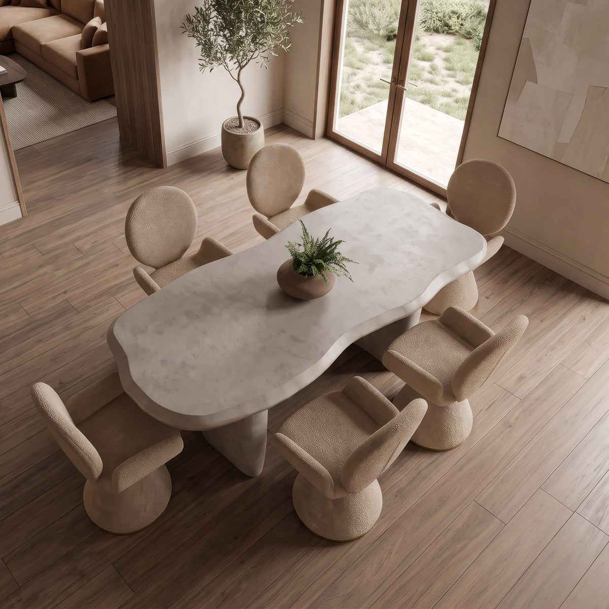 Nouveau Slone - Modern Concrete Dining Table