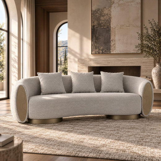 Glimpse - Modern Fabric and Antique Sofa