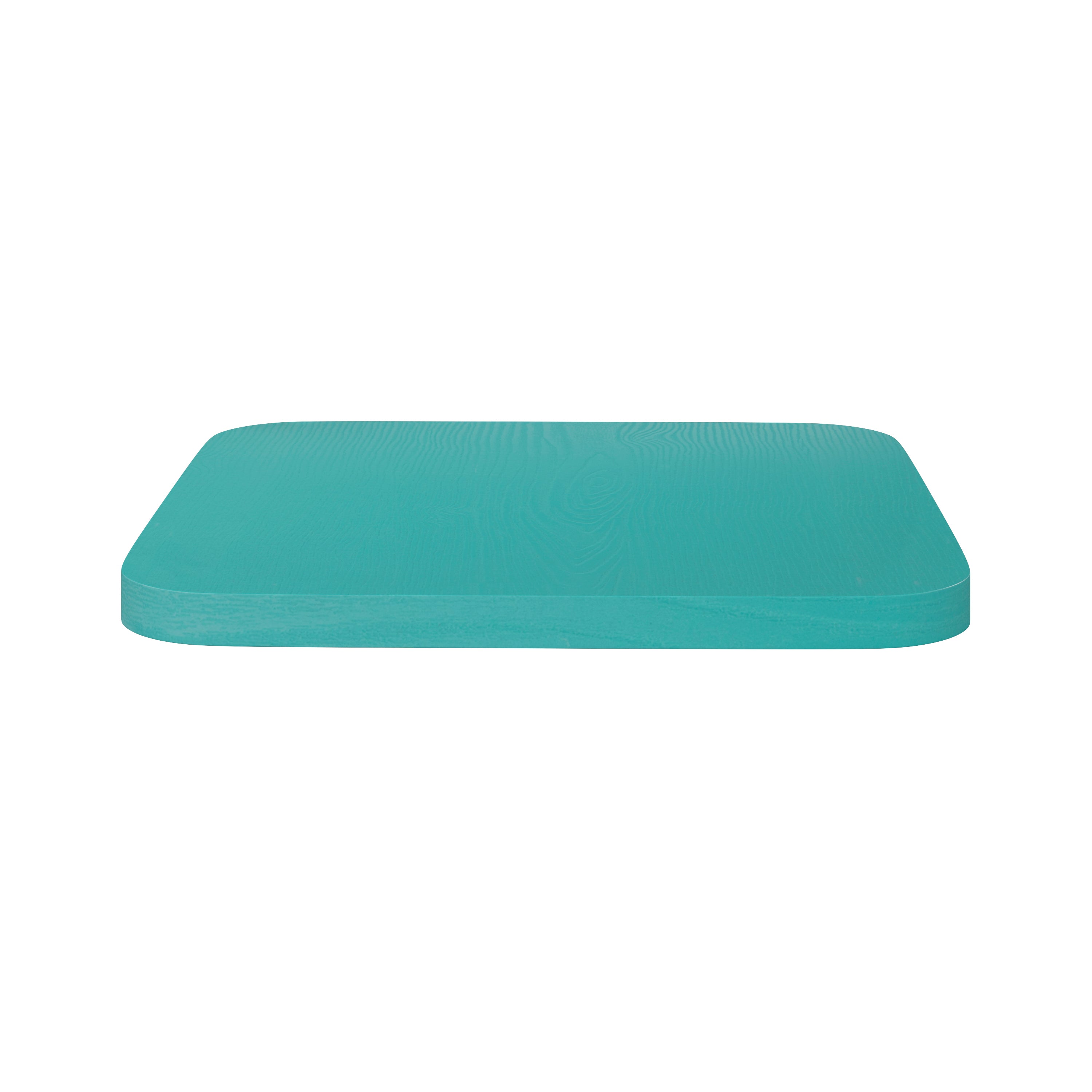 Perry Poly Resin Wood Square Seat with Rounded Edges for Colorful Metal Barstools-Colorful Metal Poly Resin Seats-Flash Furniture-Wall2Wall Furnishings