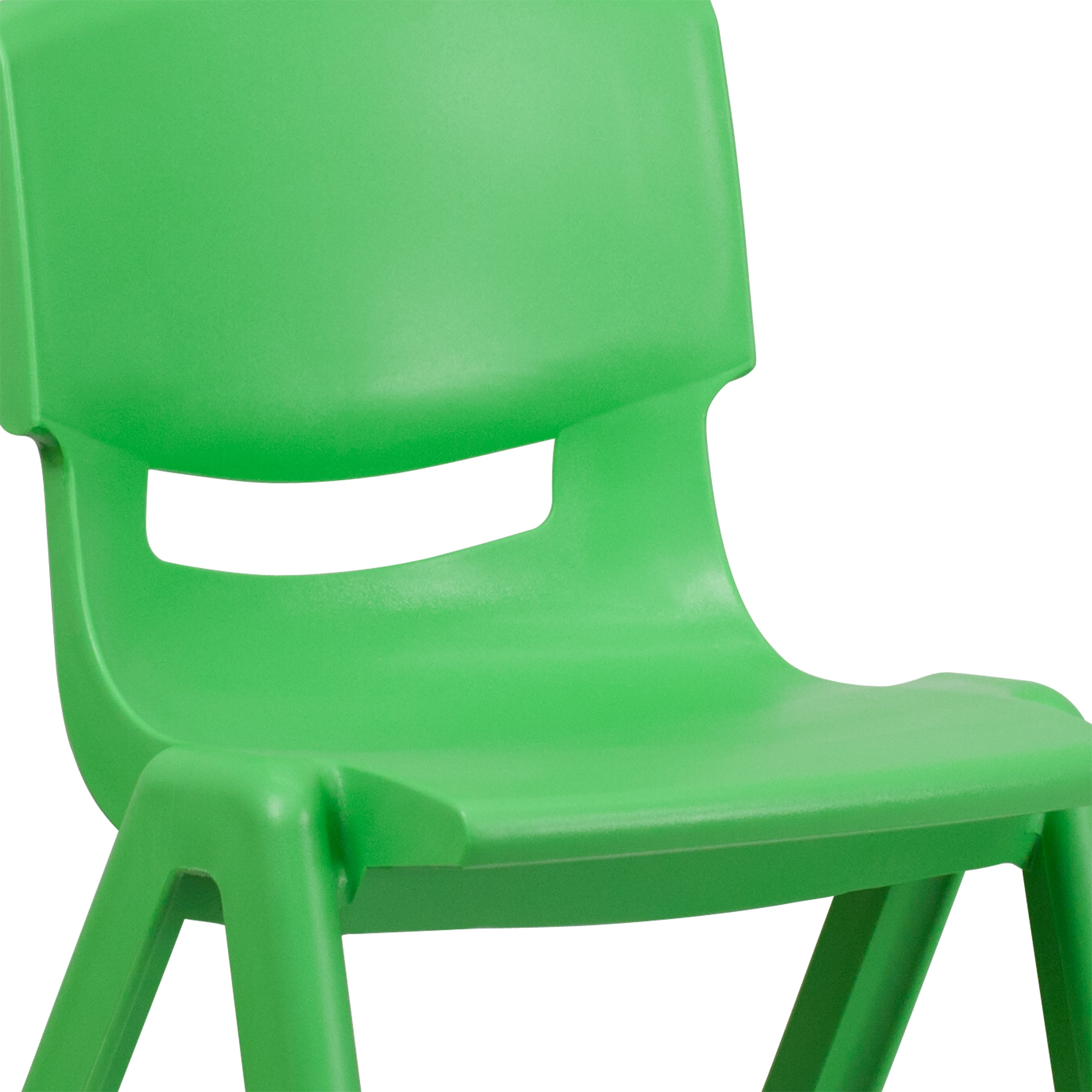 4 Pack Plastic Stackable School Chair with 15.5'' Seat Height-Plastic Stack Chair-Flash Furniture-Wall2Wall Furnishings