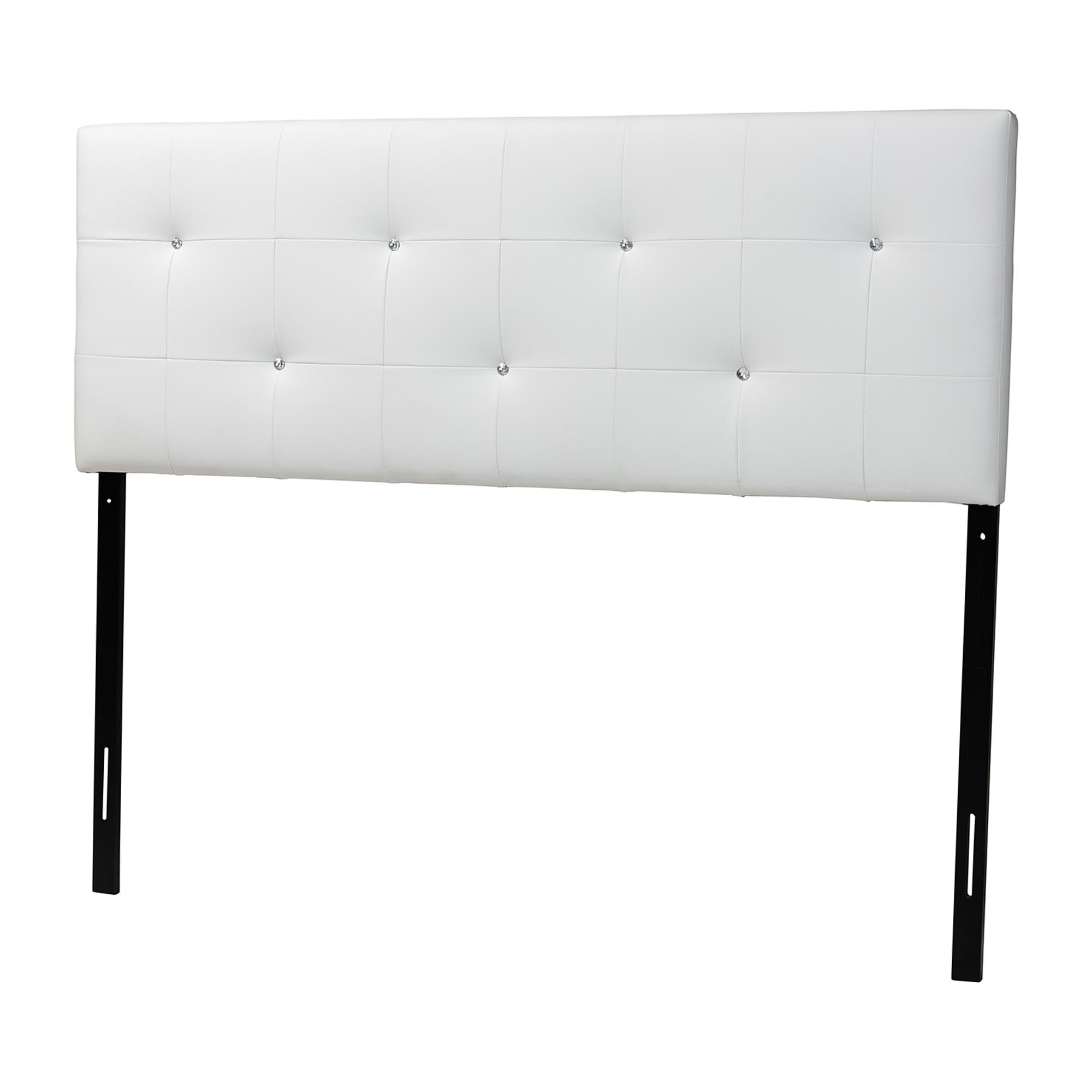 Dalini Modern and Contemporary Faux Leather Headboard